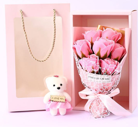 Add-on Gift - Teddy Bear and Roses
